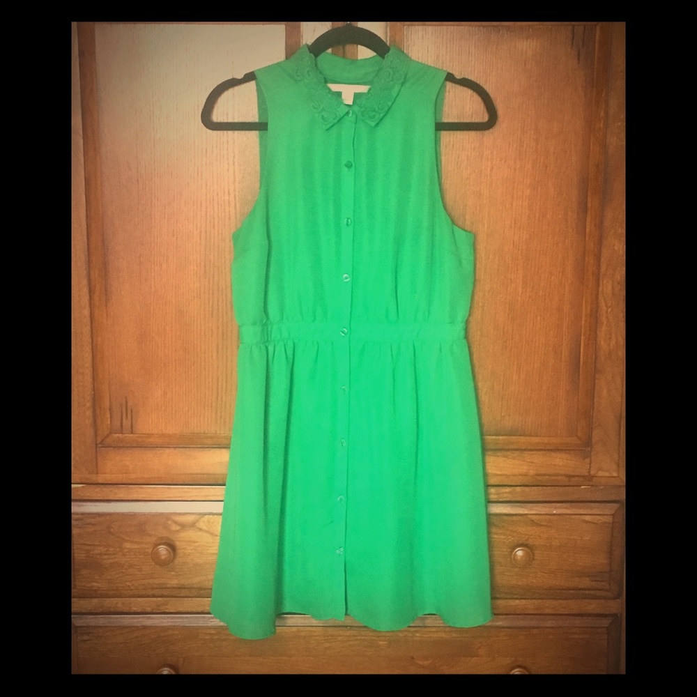 Green Lauren Conrad dress